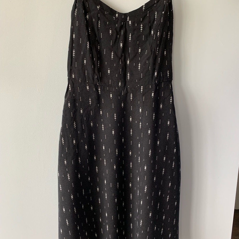 Black patterned sundress